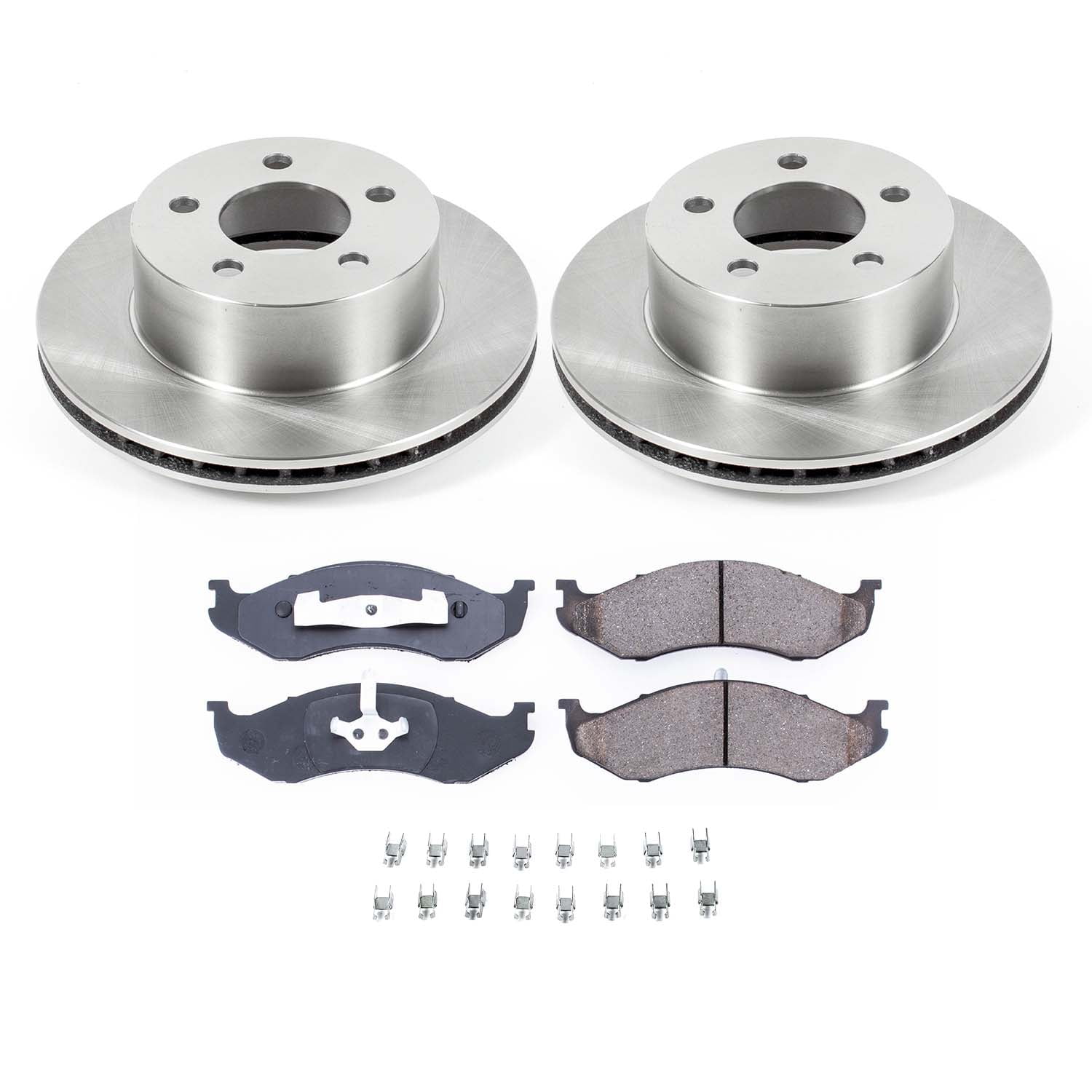 Ultimate Brakes Front Semi-Metallic Brake Pad and Rotor Kit with Hardware WM80441