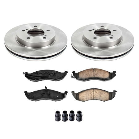 Ultimate Brakes Front Semi-Metallic Brake Pad and Rotor Kit with Hardware WM80500