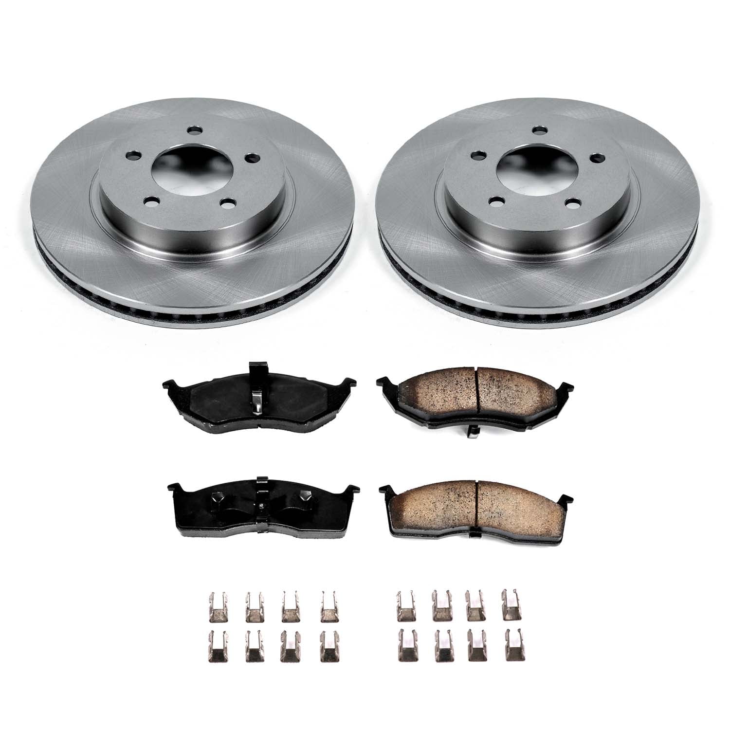 Ultimate Brakes Front Semi-Metallic Brake Pad and Rotor Kit with Hardware WM80501