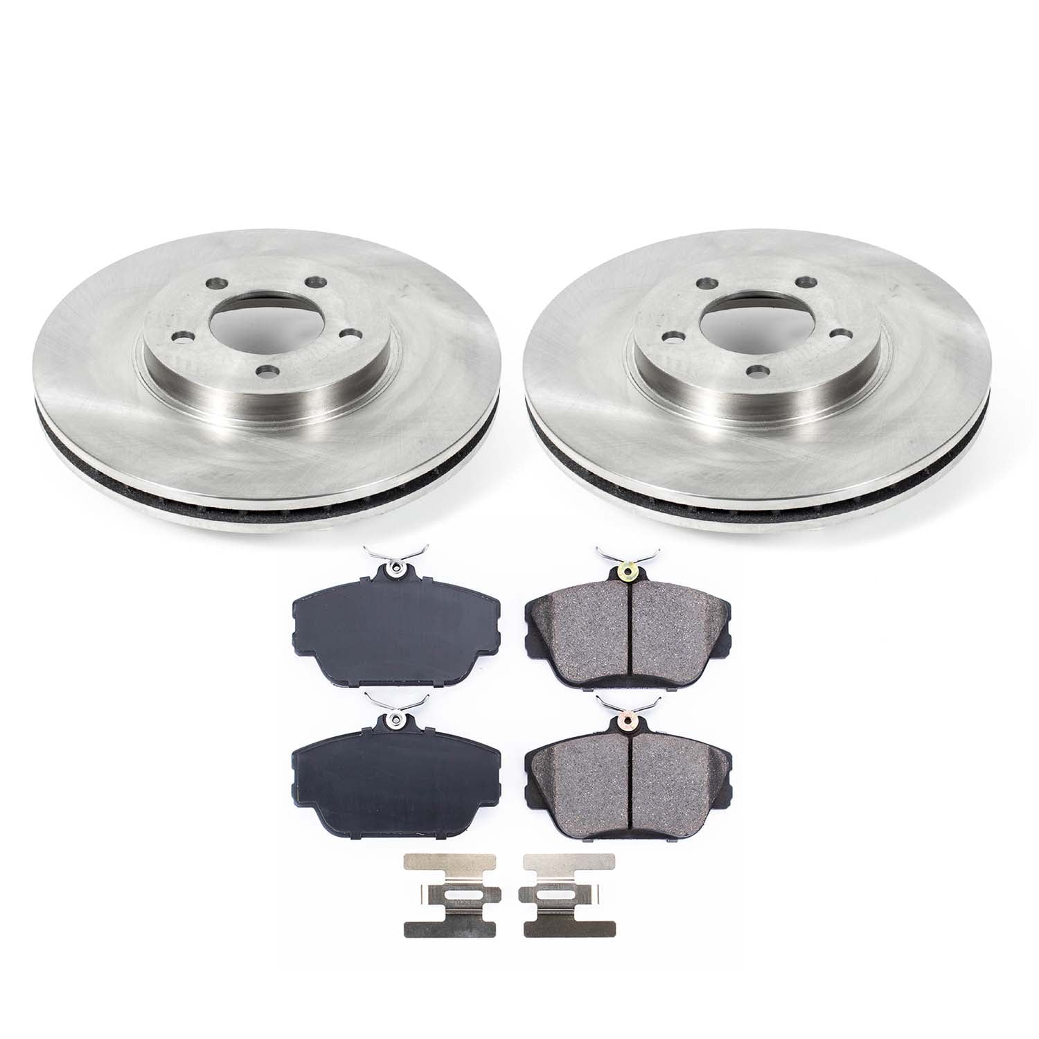 Ultimate Brakes Front Semi-Metallic Brake Pad and Rotor Kit with Hardware WM80505