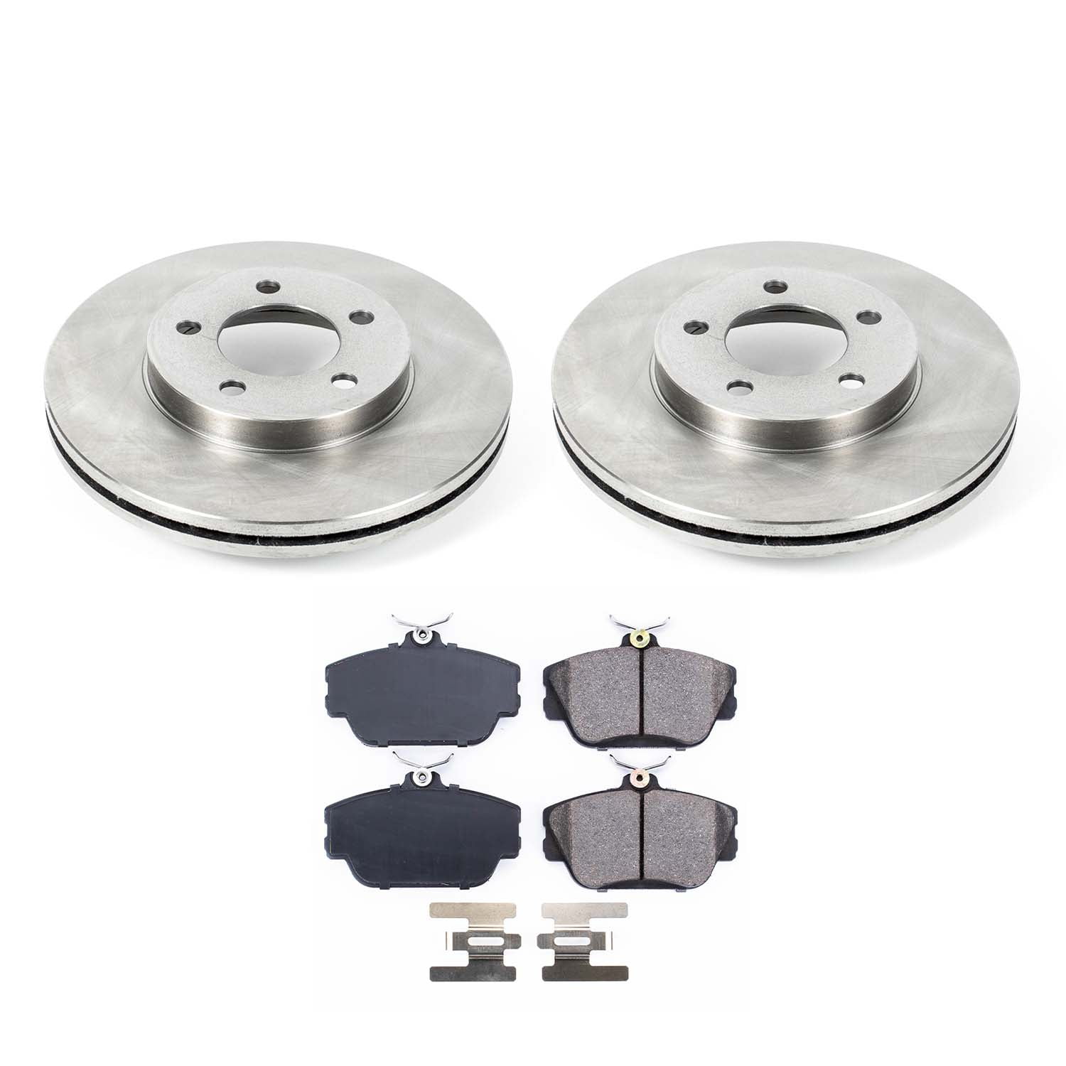 Ultimate Brakes Front Semi-Metallic Brake Pad and Rotor Kit with Hardware WM80507