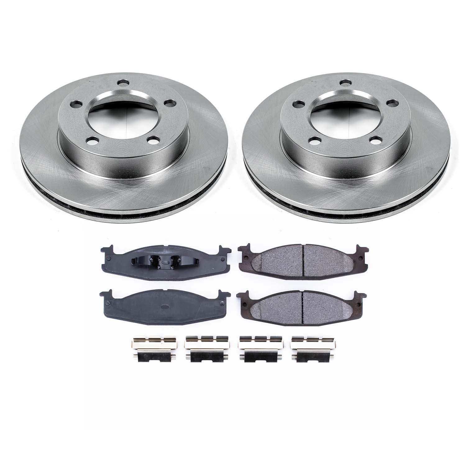 Ultimate Brakes Front Semi-Metallic Brake Pad and Rotor Kit with Hardware WM80527