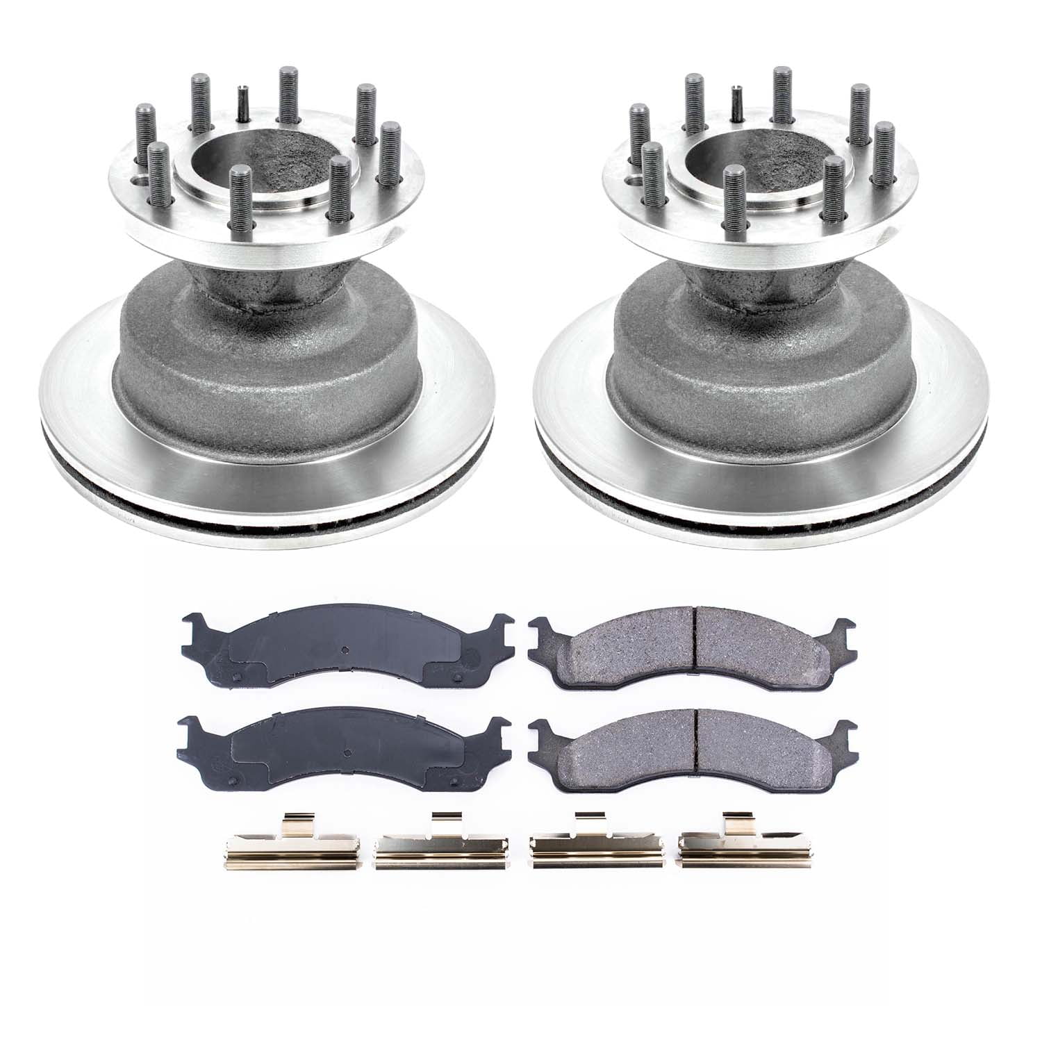 Ultimate Brakes Front Semi-Metallic Brake Pad and Rotor Kit with Hardware WM80540