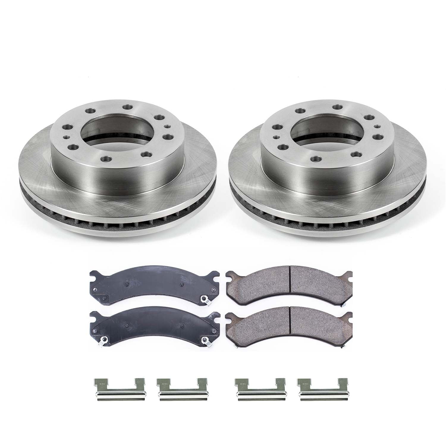 Ultimate Brakes Front Semi-Metallic Brake Pad and Rotor Kit with Hardware WM80681