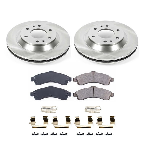 Ultimate Brakes Front Semi-Metallic Brake Pad and Rotor Kit with Hardware WM80830