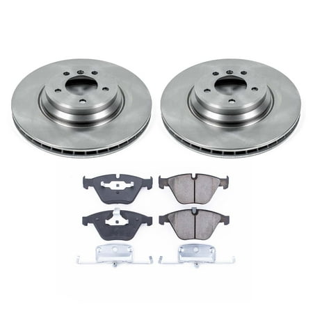 Ultimate Brakes Front Semi-Metallic Brake Pad and Rotor Kit with Hardware WM80879