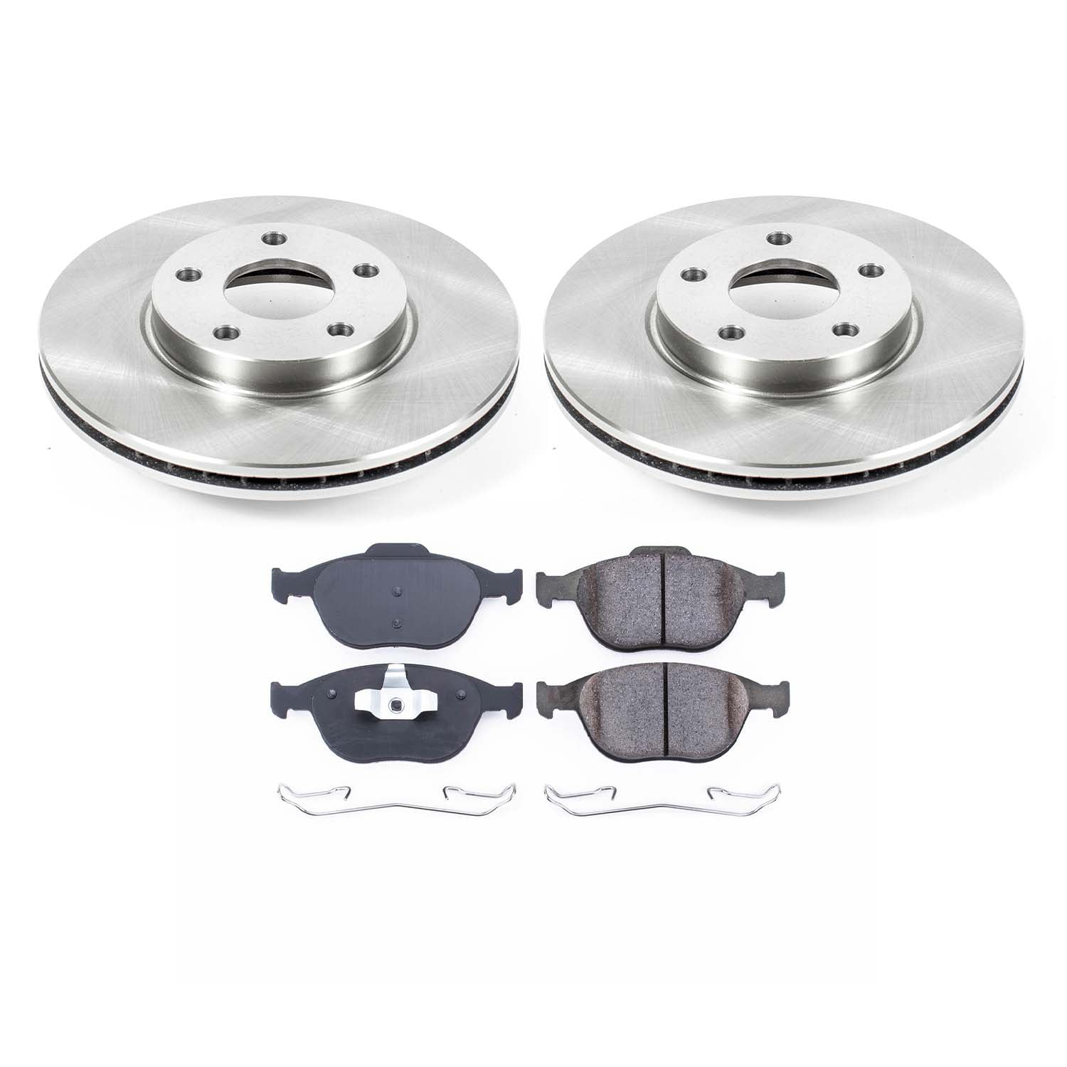 Ultimate Brakes Front Semi-Metallic Brake Pad and Rotor Kit with Hardware WM80938