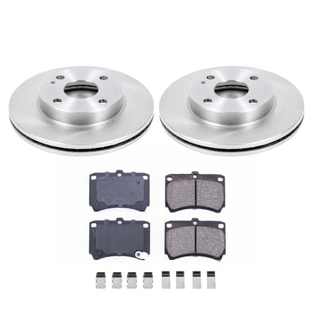 Ultimate Brakes Front Semi-Metallic Brake Pad and Rotor Kit with Hardware WM81151