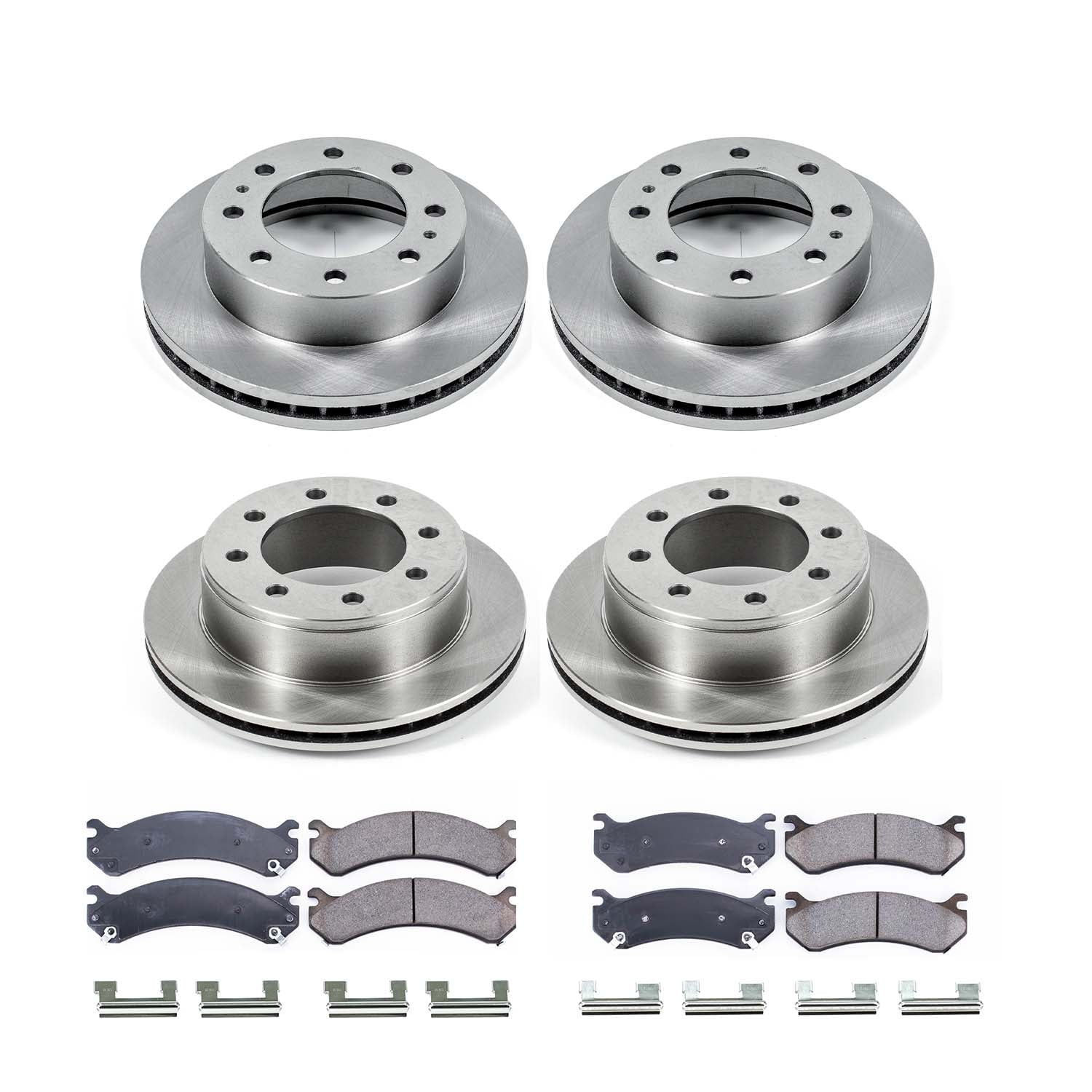 papa893　2点セット Ultimate Brakes Front and Rear Ceramic Brake Pad and Rotor Kit