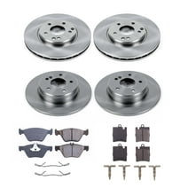 Ultimate Brakes Front and Rear Ceramic Brake Pad and Rotor Kit with Hardware WM81030