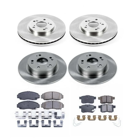 Ultimate Brakes Front and Rear Ceramic Brake Pad and Rotor Kit with Hardware WM81164