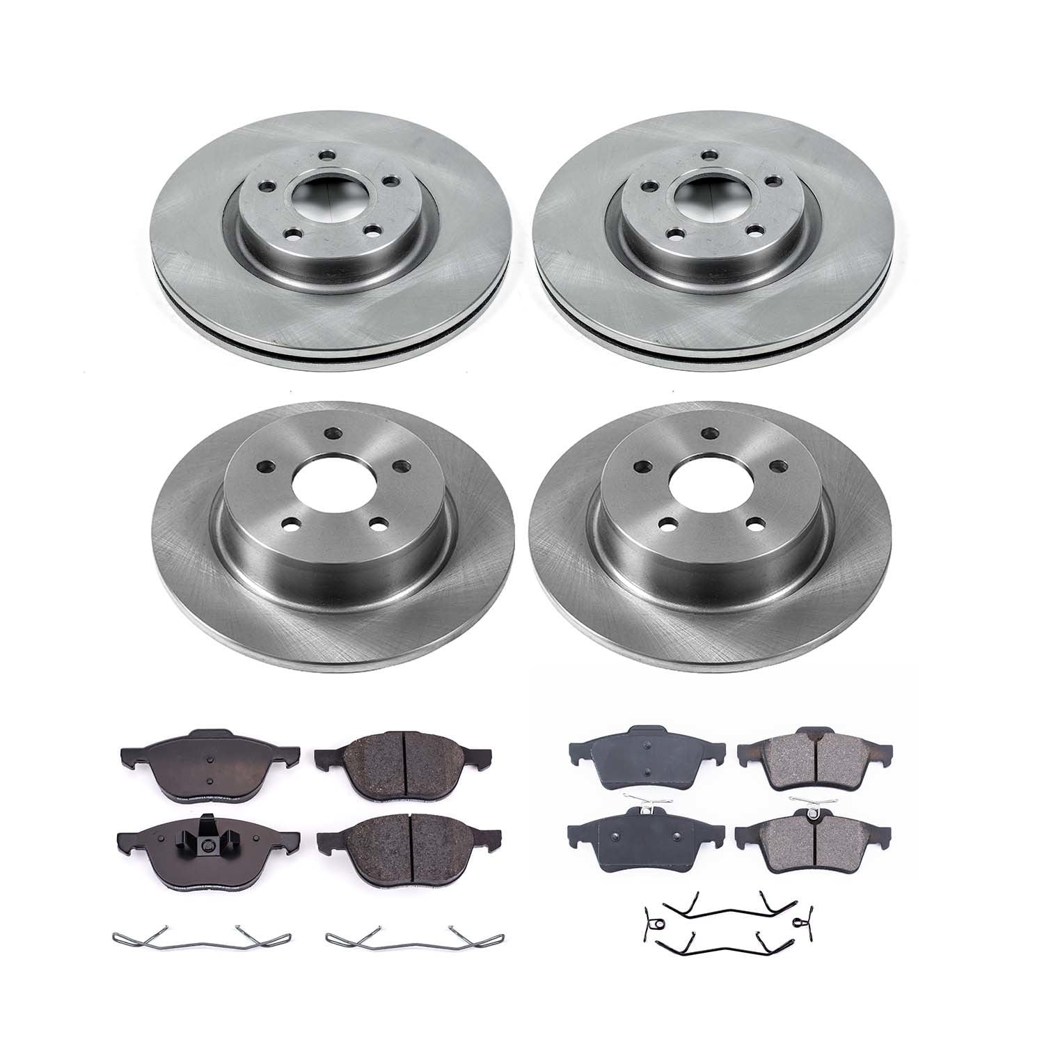 Front Rear Disc Brake Rotors Drums Kit For Ford Ranger Mazda B4000