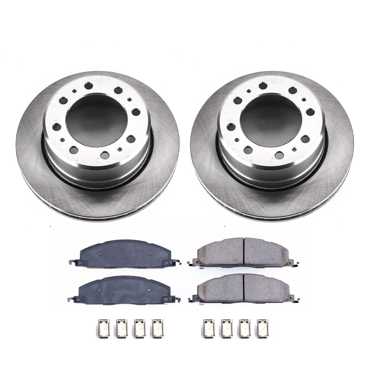 Ultimate Brakes Rear Ceramic Brake Pad and Rotor Kit with Hardware WM80300