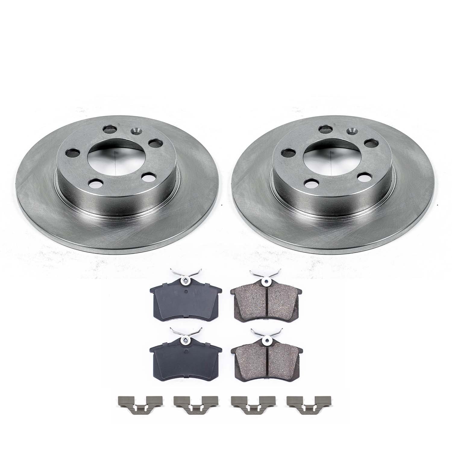 Ultimate Brakes Rear Ceramic Brake Pad and Rotor Kit with Hardware WM80344