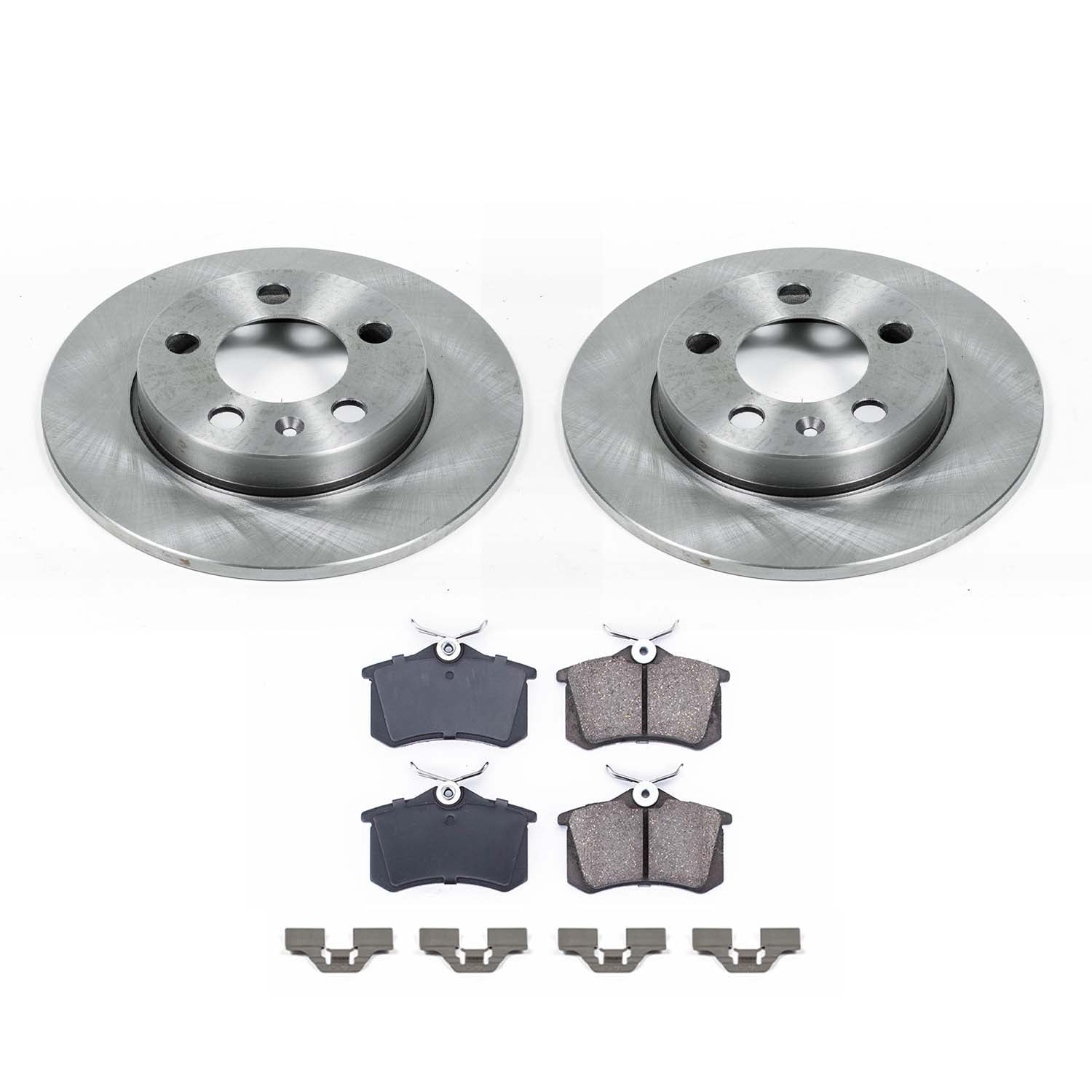 Ultimate Brakes Rear Ceramic Brake Pad and Rotor Kit with Hardware WM80352