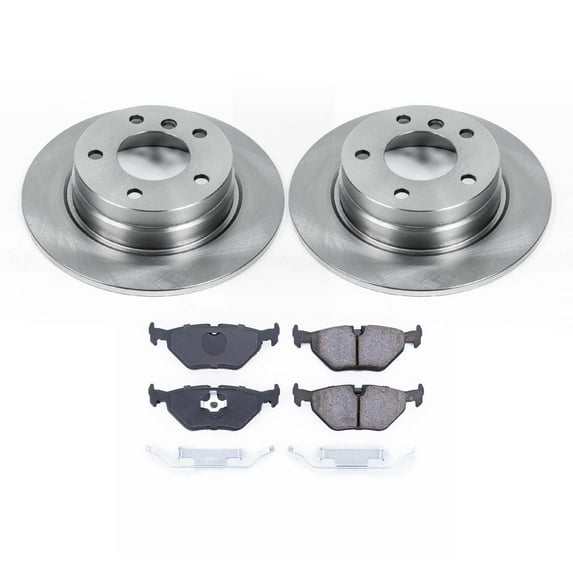 Ultimate Brakes Rear Ceramic Brake Pad and Rotor Kit with Hardware WM80392