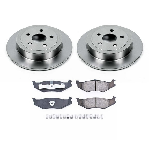 Ultimate Brakes Rear Ceramic Brake Pad and Rotor Kit with Hardware WM80460