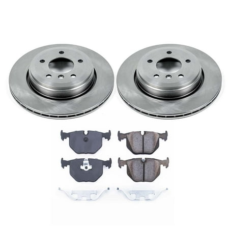 Ultimate Brakes Rear Ceramic Brake Pad and Rotor Kit with Hardware WM80569