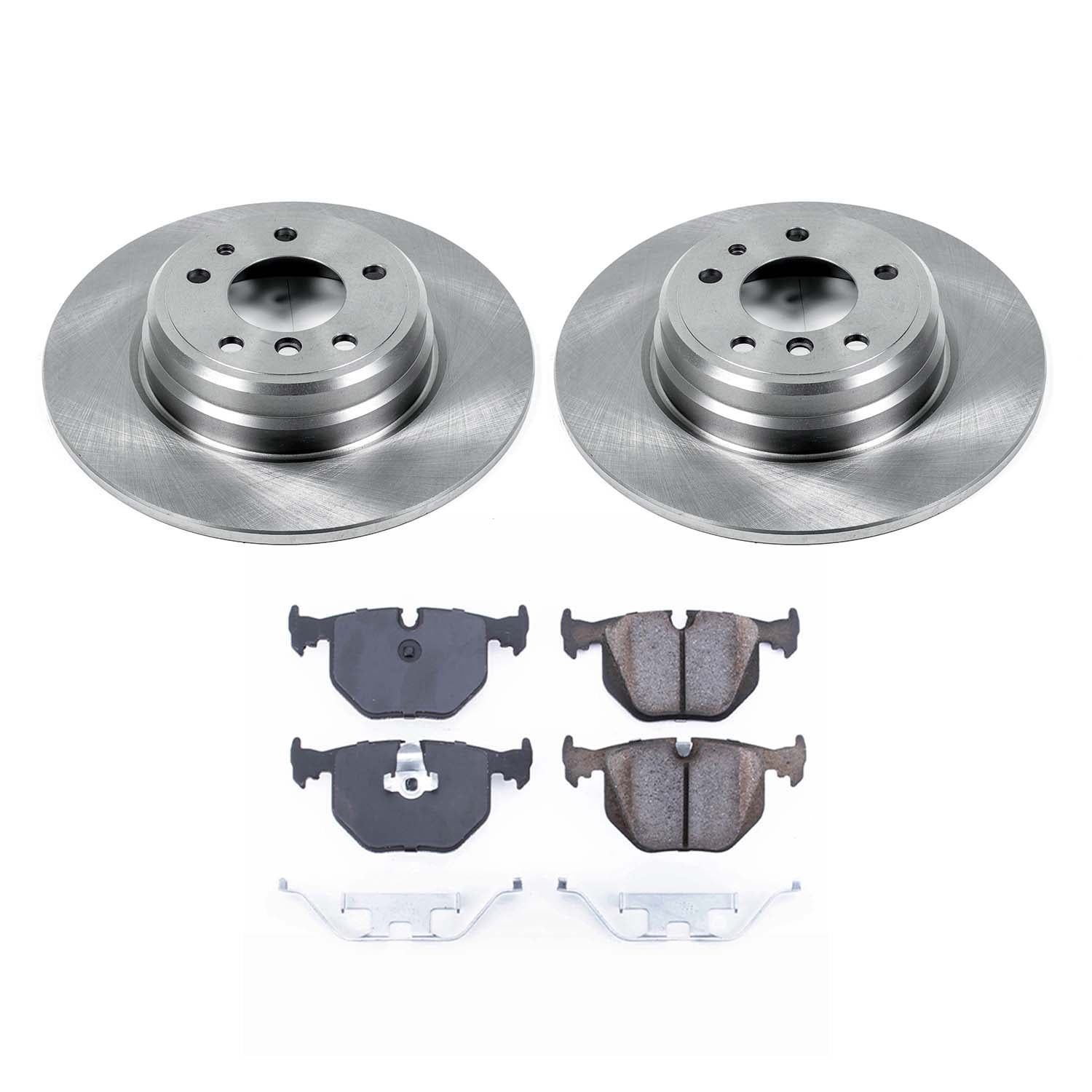 Ultimate Brakes Rear Ceramic Brake Pad and Rotor Kit with Hardware WM80572