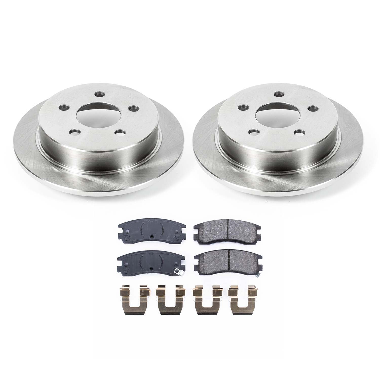 Ultimate Brakes Rear Ceramic Brake Pad and Rotor Kit with Hardware WM80596