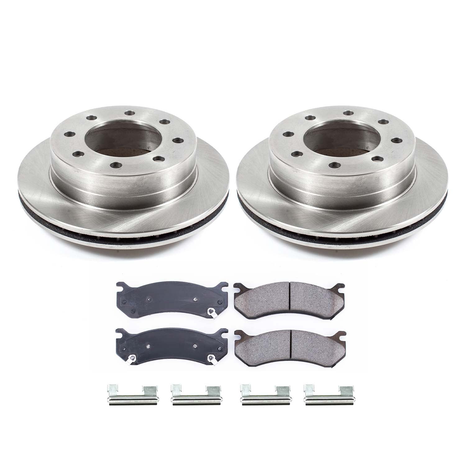 Ultimate Brakes Rear Ceramic Brake Pad and Rotor Kit with Hardware WM80688