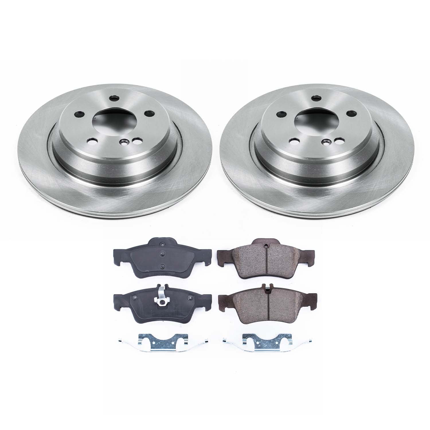 Ultimate Brakes Rear Ceramic Brake Pad and Rotor Kit with Hardware WM80956