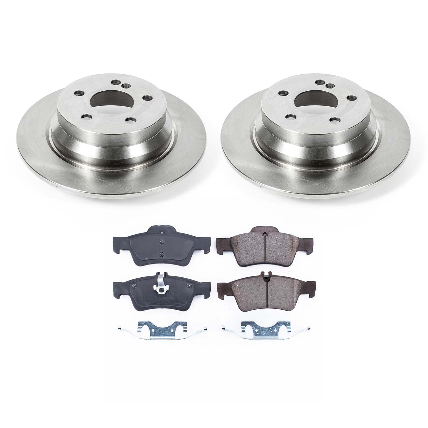 Ultimate Brakes Rear Ceramic Brake Pad and Rotor Kit with Hardware WM80957