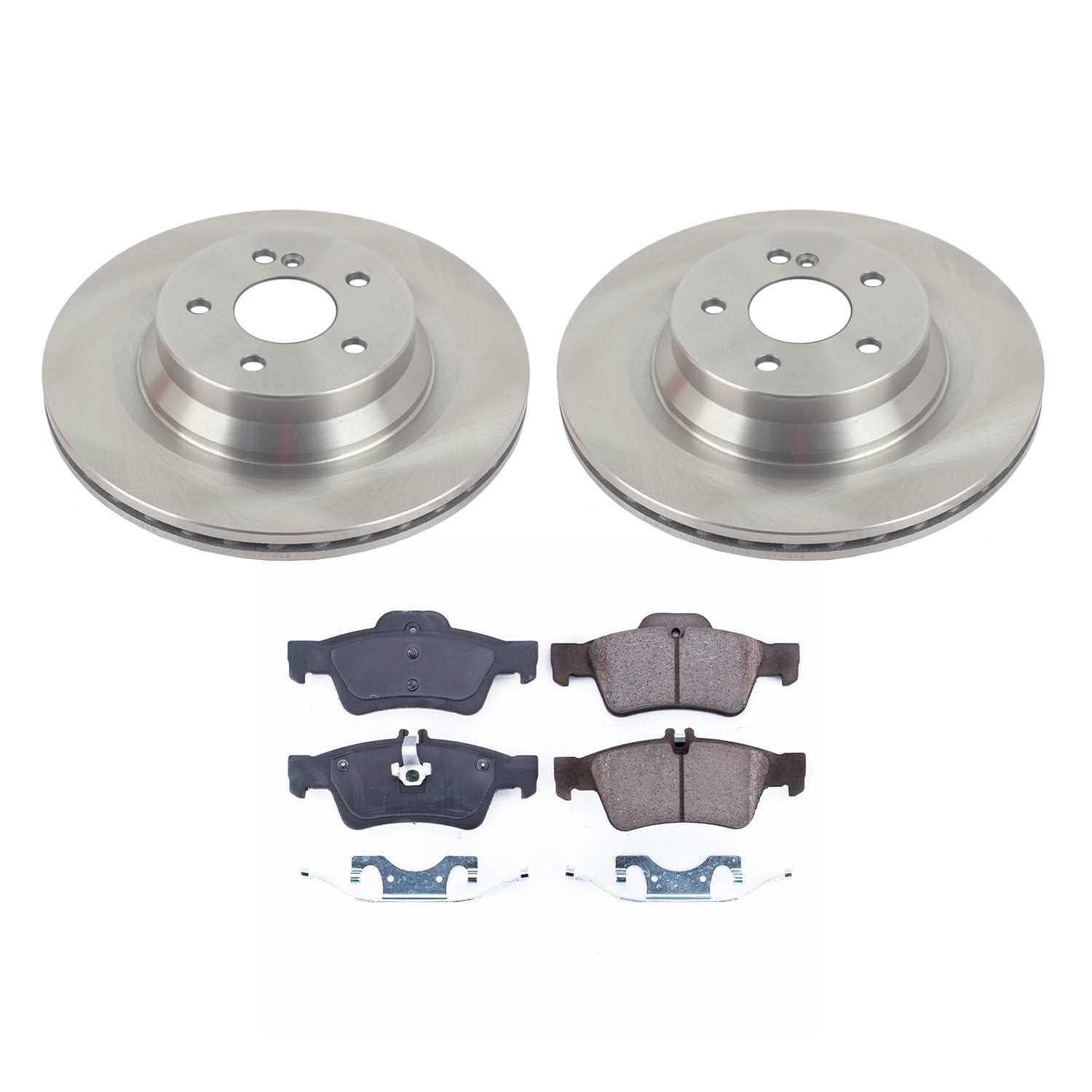Ultimate Brakes Rear Ceramic Brake Pad and Rotor Kit with Hardware WM80968