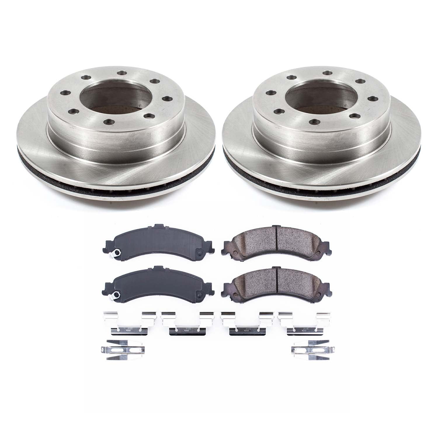 Ultimate Brakes Rear Semi-Metallic Brake Pad and Rotor Kit with Hardware WM80752