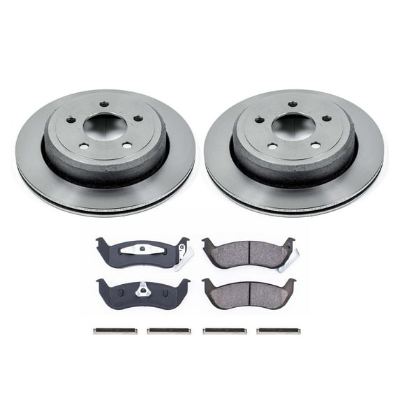 Ultimate Brakes Rear Semi-Metallic Brake Pad and Rotor Kit with Hardware WM80905