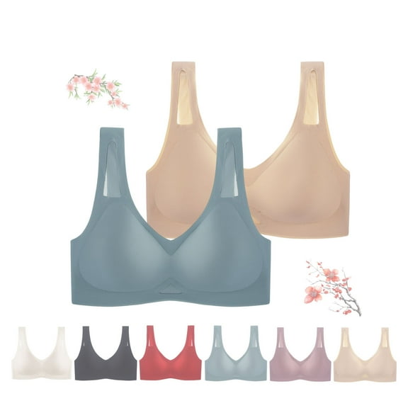 Ultimate Breathable Comfort Everyday Lounge Bra for Women,Women's Breathable Padded Shaping Bras