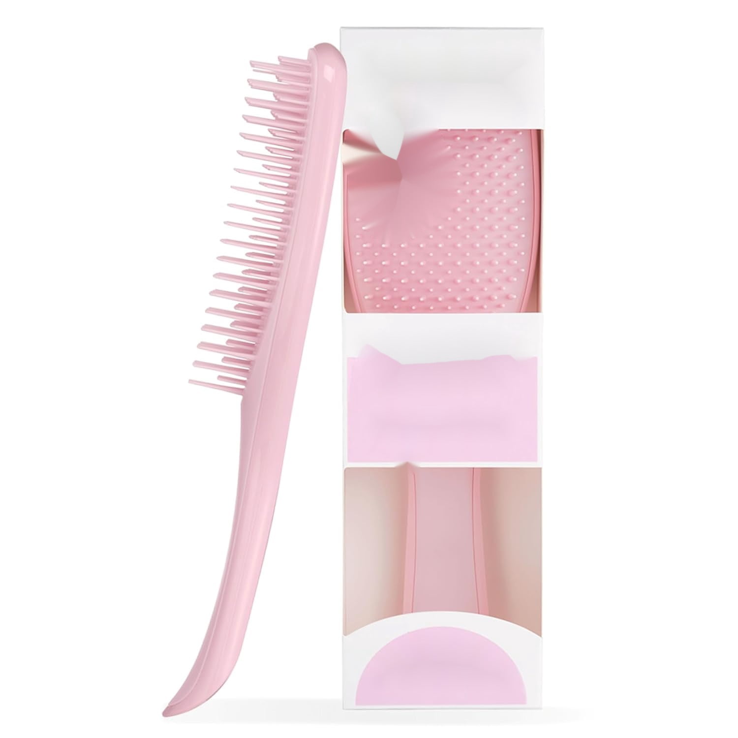 Ultimate Brush for Wet & Dry Hair, Eliminates Knots & Reduces Breakage for Straight to Wavy Hair Types, Millennial Pink Millennial Pink,Regular