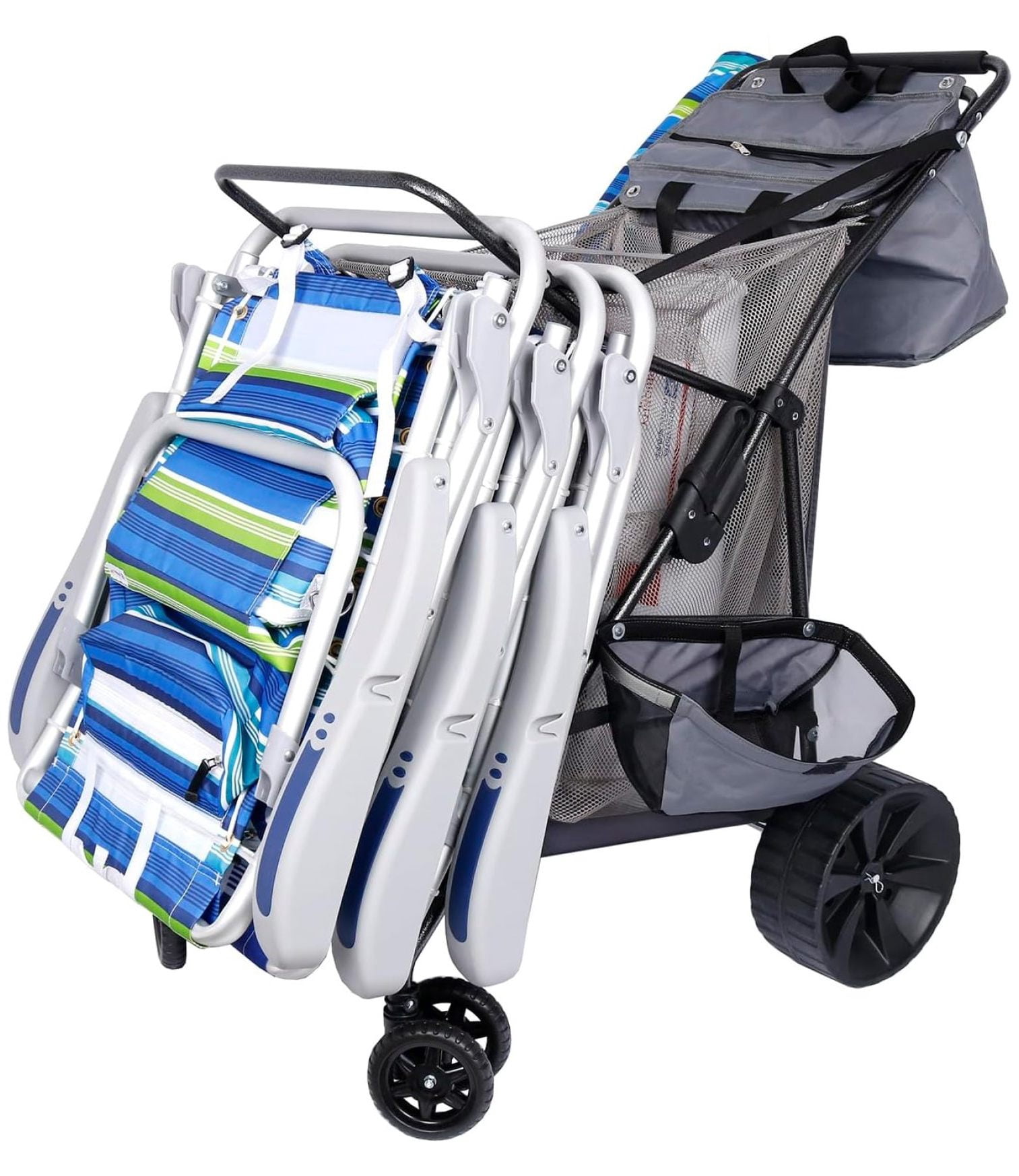 Ultimate Buggy Beach Cart with Big Wheels for Sand, Wide Wheel Wagon ...