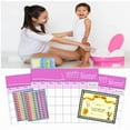 thumbnail image 1 of Ultimate Bundle Board Pink Training Kit- Charts, Certificate,  Stickers, Mounting Putty-4 sheets/weeks of Training, 1 of 2