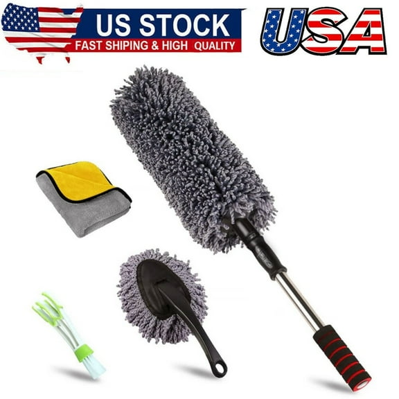 Ultimate Car Duster Kit,Best Microfiber Multipurpose Duster,Interior & Exterior