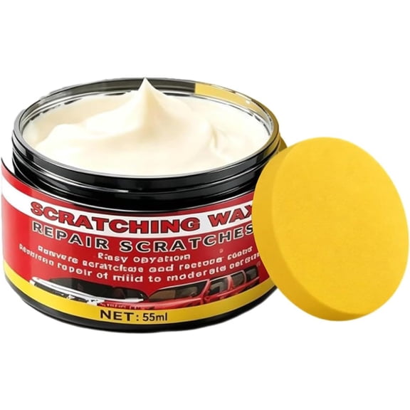 Ultimate Car Scratch Remover Wax, Car Scratch Wax for Deep S𝐜r𝐚t𝐜hes Universal 𝐒c𝐫a𝐭ch Repair W𝐚x for C𝐚r (1pcs)
