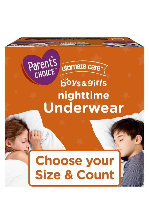 Ultimate Care Nighttime Underwear for Boys & Girls L/XL, 38 Count (Select for More Options)
