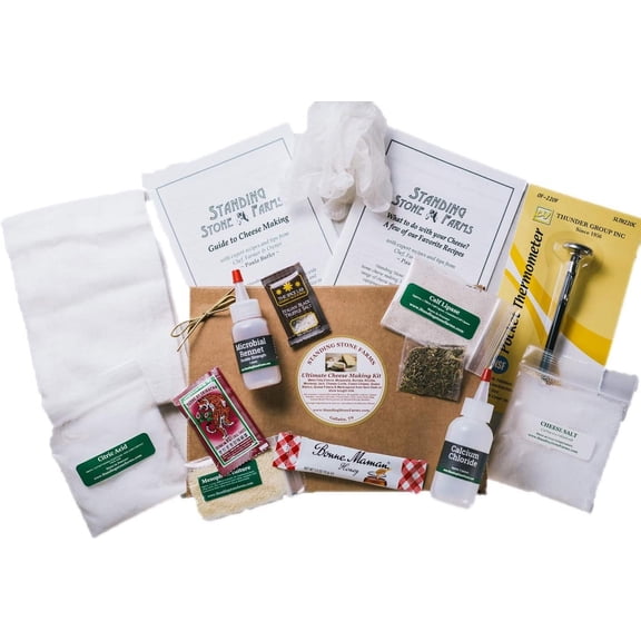 Ultimate Cheese & Butter Making Kit, Complete Home Dairy Set for Beginners and Experts