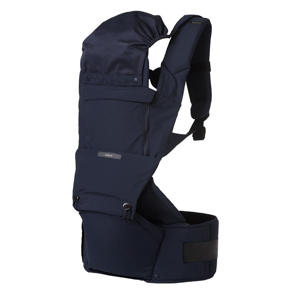 Ultimate Comfort Hip Seat Baby and Child Carrier With 9 Ways To Wear in Midnight Blue