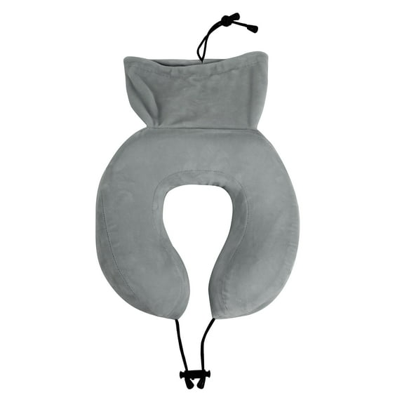 Ultimate Comfort Memory Foam Travel Neck Pillow - Gray
