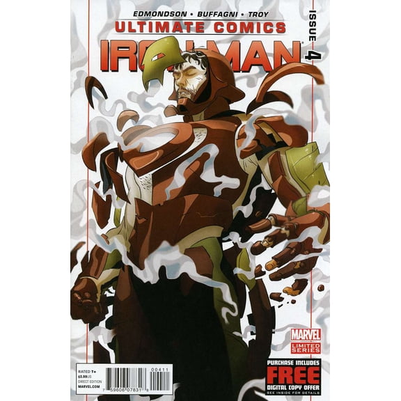 Ultimate Comics Iron Man #4 VF ; Marvel Comic Book