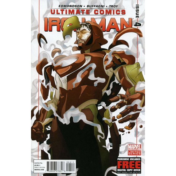 Ultimate Comics Iron Man #4 VF ; Marvel Comic Book
