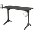 thumbnail image 1 of Ultimate Computer Gaming Desk Black Metal Legs Under Desk LED, Adult, 47.2" High, 1 of 2