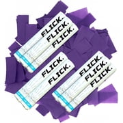 Ultimate Confetti, 6" Purple Biodegradable Tissue Paper Confetti Wands, 8 Pack Flick Sticks for Celebrations - 0.5 Oz Each
