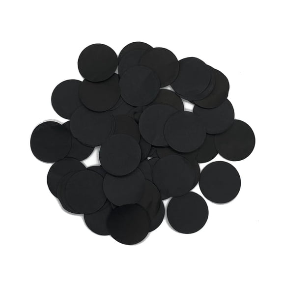 Ultimate Confetti, Black Biodegradable Confetti Circles - Flame-Resistant and Slow-Falling Tissue Paper Confetti for Cannon and Launcher use – Best for Celebrations - 1 lb, 16 oz
