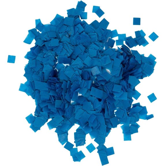 Ultimate Confetti, Dark Blue Biodegradable Confetti Squares - Flame-Resistant and Slow-Falling Tissue Paper Confetti for Cannon and Launcher use Best for Celebrations - 1 lb, 16 oz