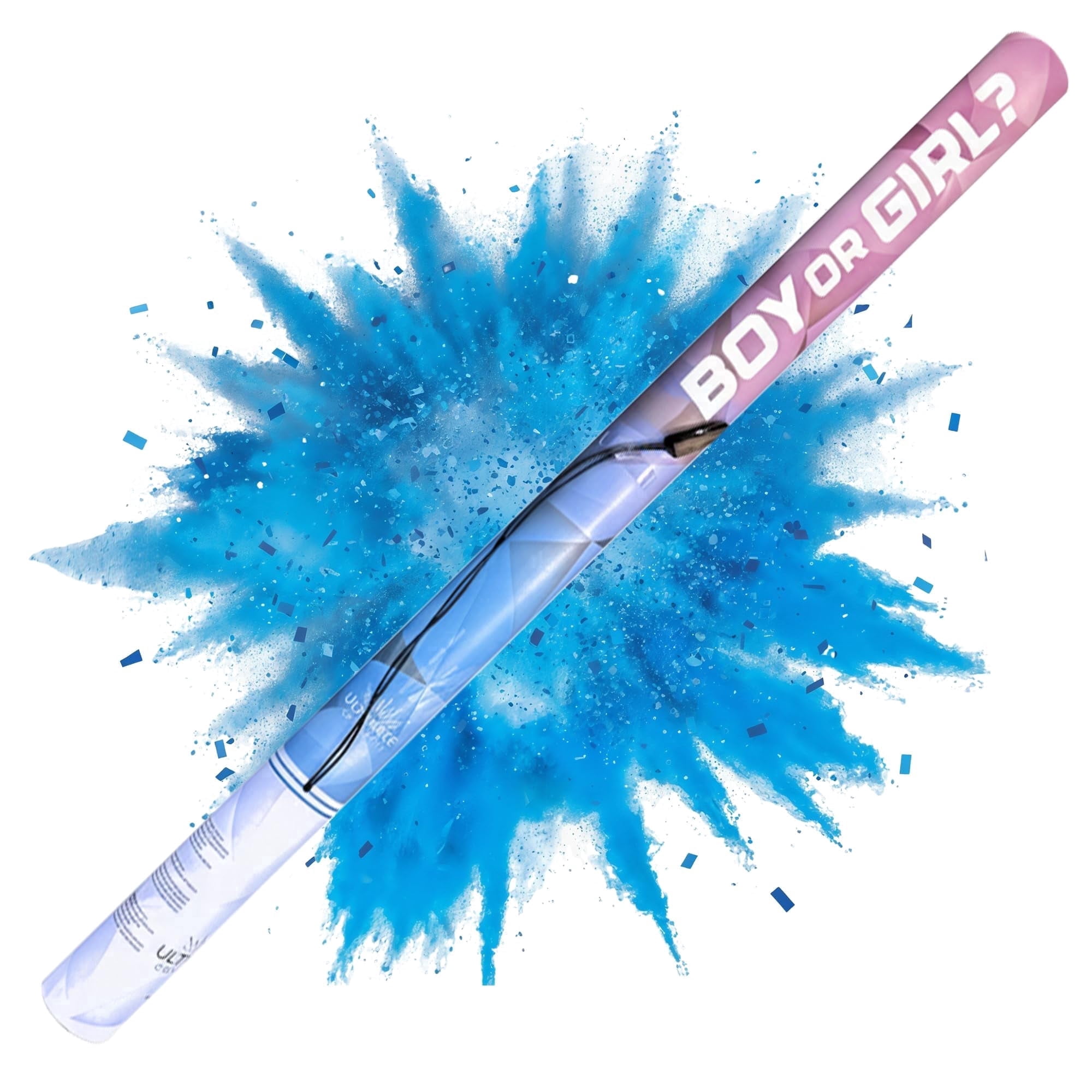 Powder Popper Blue Ultimate Confetti - Electric Powder + Confetti Popper Cannon Cartridge ...