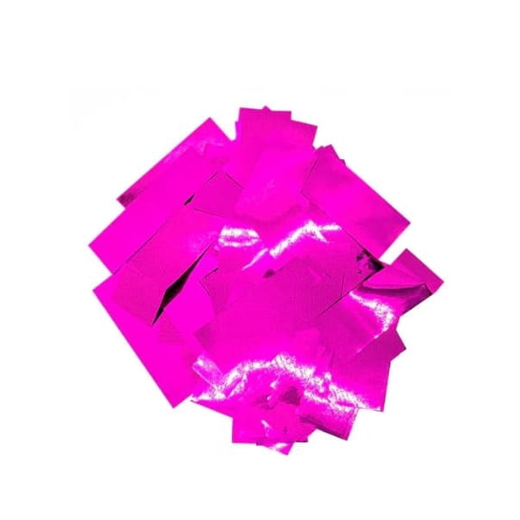 Ultimate Confetti, Fluttering Pink Mylar Shiny Foil Metallic Confetti – Rectangular Light-Weight and Slow-Falling Party Confetti for Cannon and Launcher use – Best for Celebrations - 1 lb, 16 oz