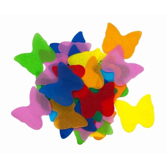 Ultimate Confetti - Multicolor Butterfly Tissue Paper Confetti (1lb)