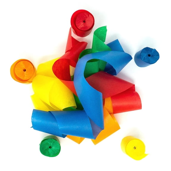 Ultimate Confetti - Multicolor Tissue Paper Confetti Streamers - 20 Rolls (1" x 30')